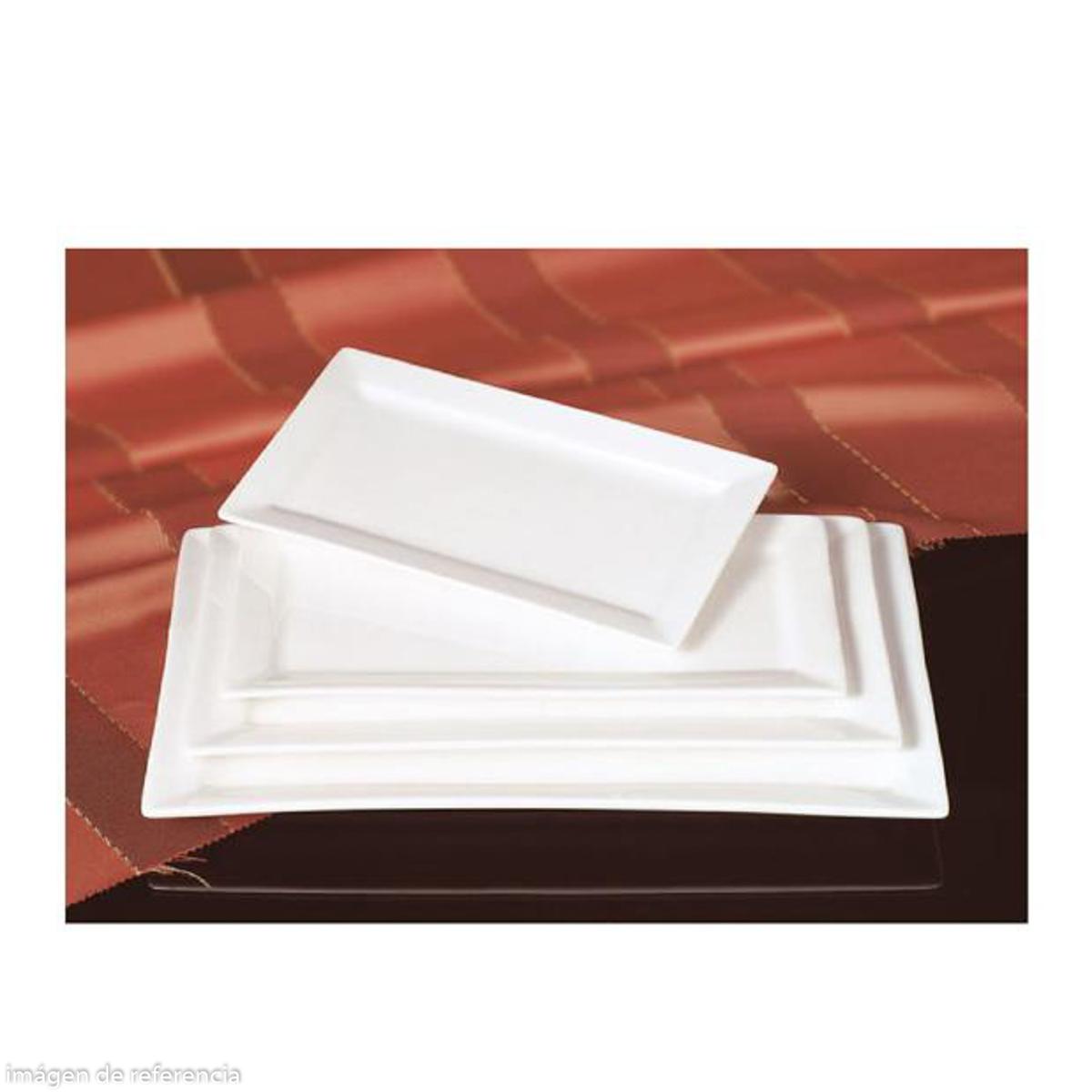 PLATO RECTANGULAR D/PORCELANA