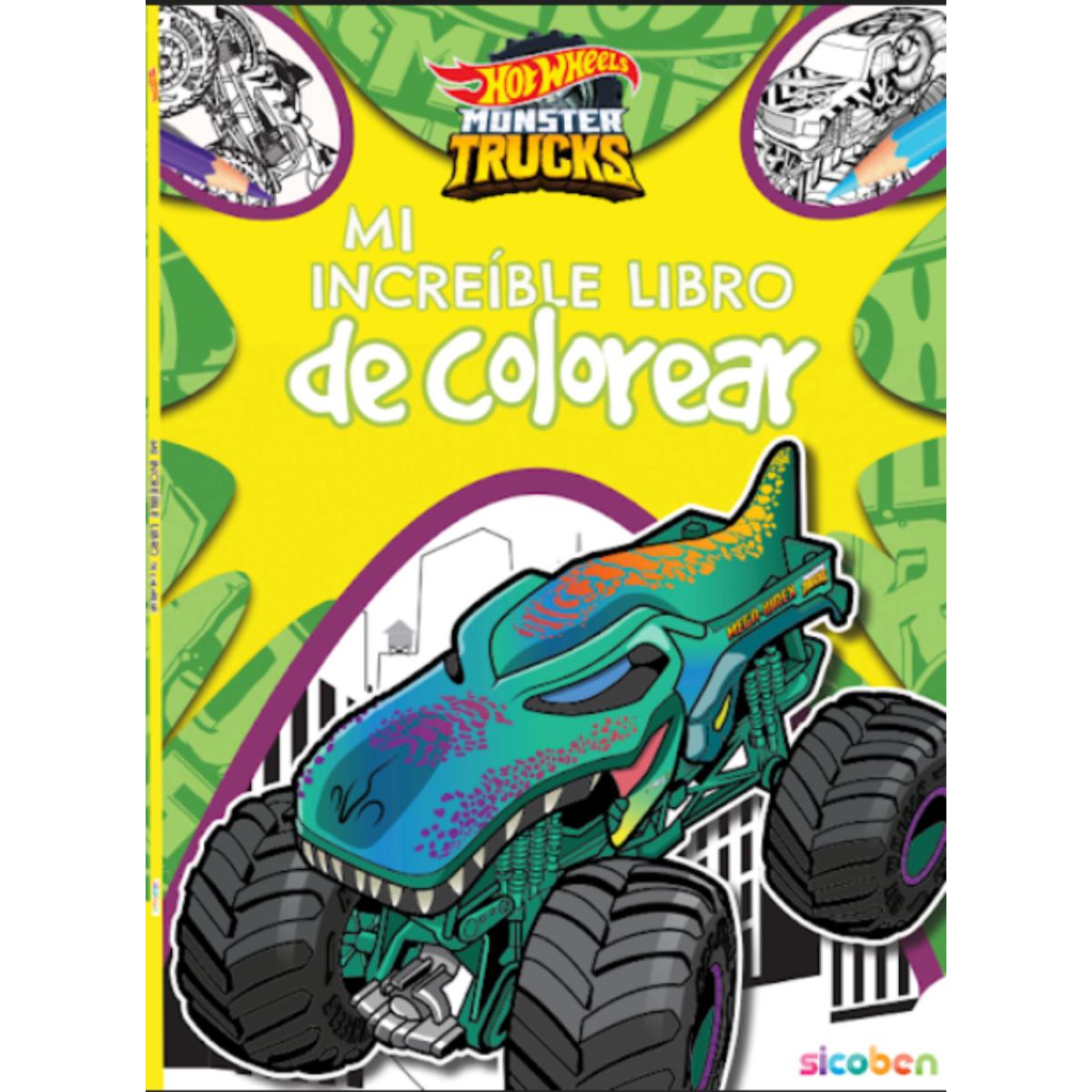 MI INCREIBLE LIBRO D/COLOREAR HOTWHEELS