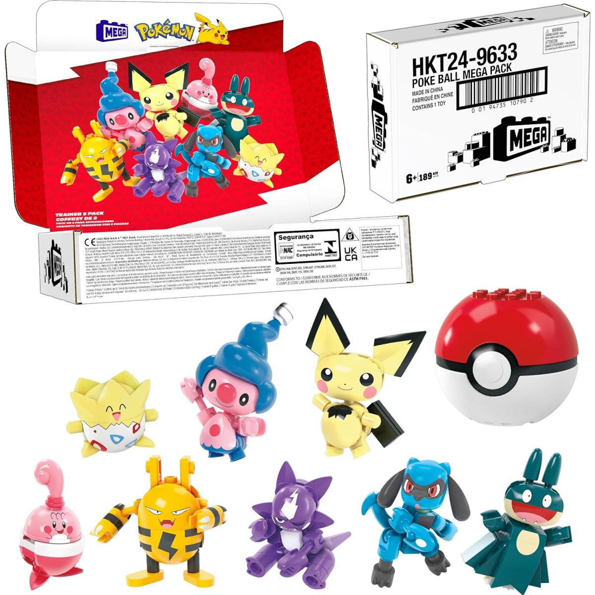 MEGA PACK 8 P/ENTRENADOR POKEMON