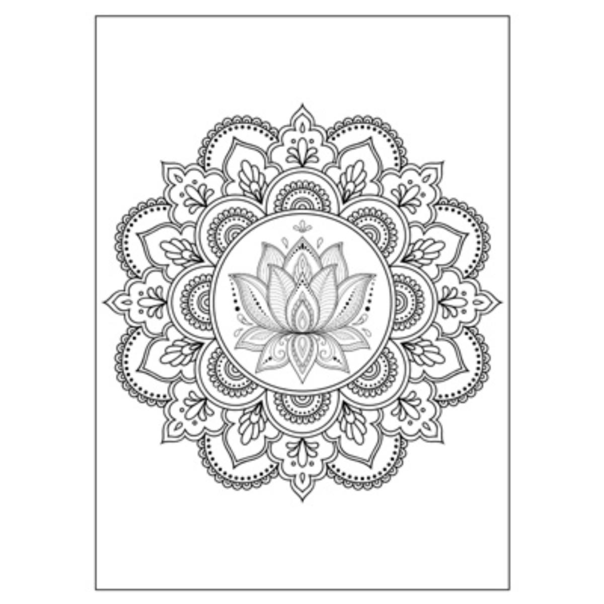 LIBRO P/COLOREAR P/ADULTO MANDALAS SURT