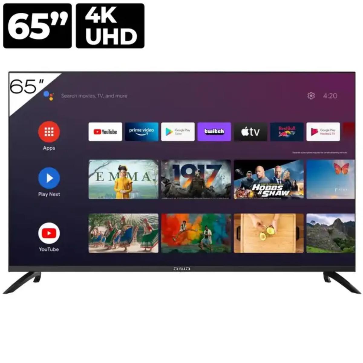 TV AIWA LED 65" SMART GOOGLE UHD 4K