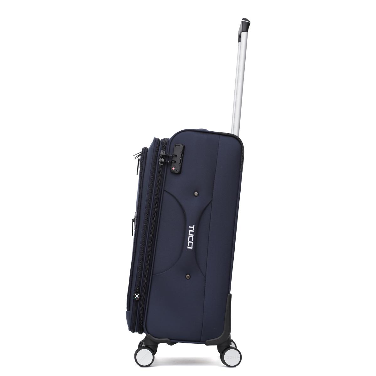 MALETA TURISTA 8 RUEDAS 28" AZUL