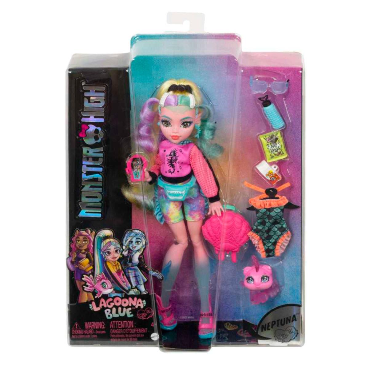 MONSTERHIGH LAGOONA CON MASCOTA