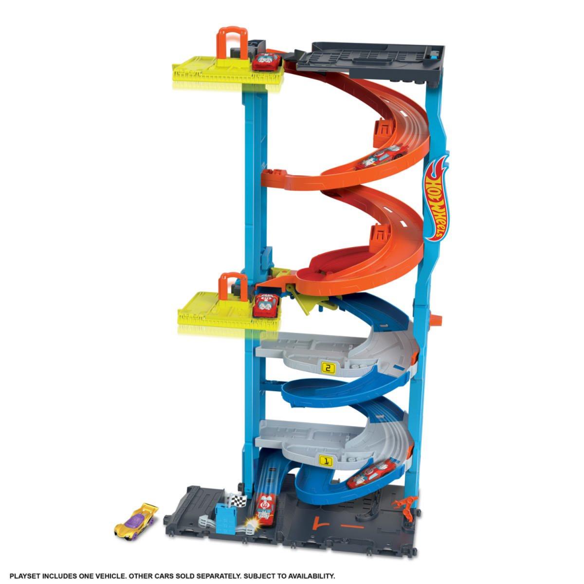 HOTWHEELS CITY PISTA TORRE DE CARRERAS