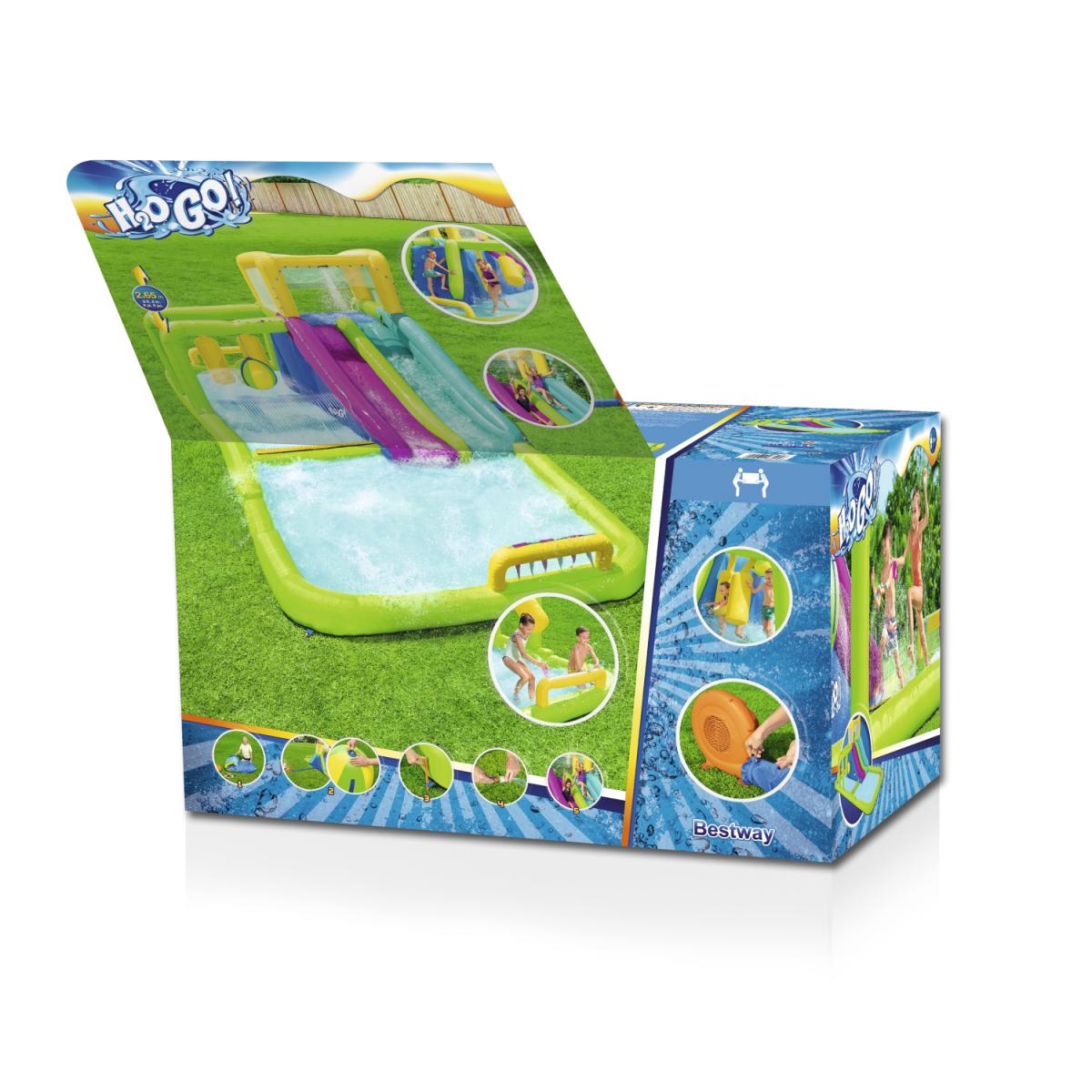 MEGAPARQUE ACUATICO INFLABLE 4.12X2.01M