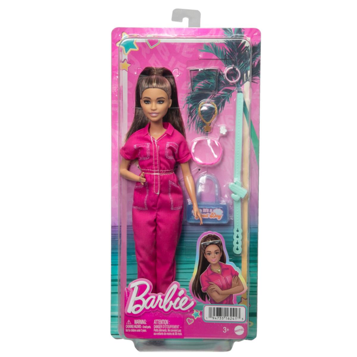 BARBIE MUÑECA TRENDY C/ TRAJE ROSADO