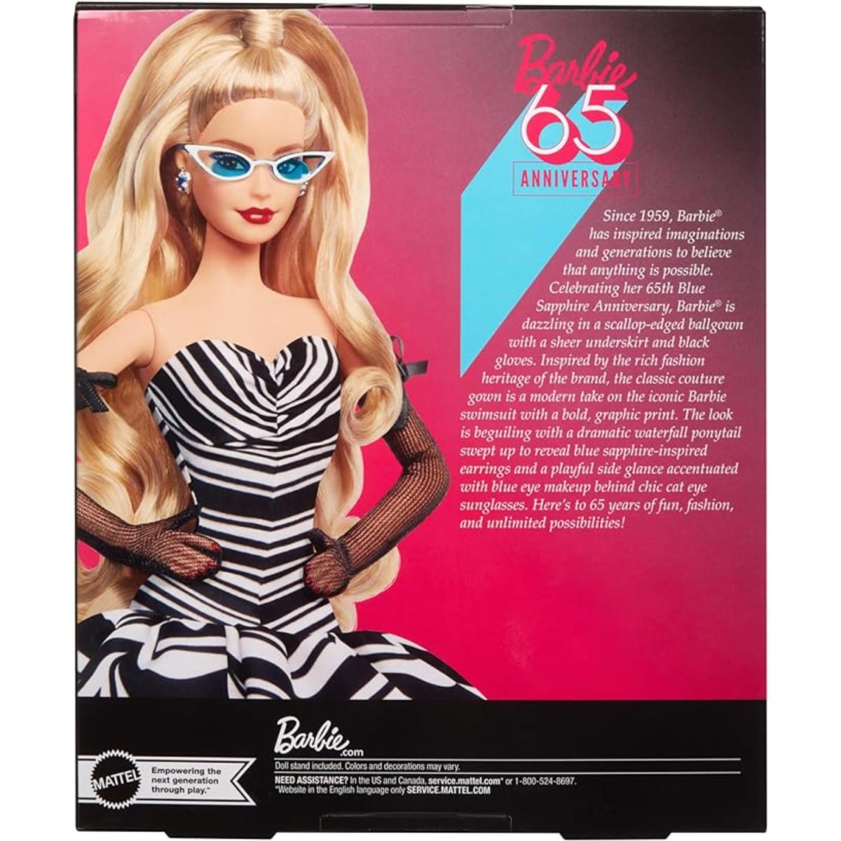 BARBIE MUÑECA COLECCIÓN 65 AÑOS