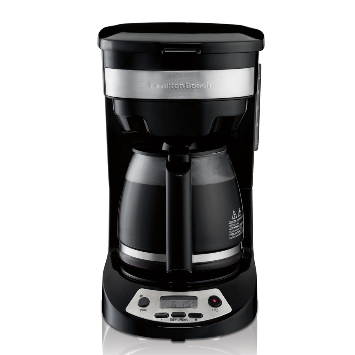 CAFETERAS 12TAZAS PROGRAMABLE NEGRA