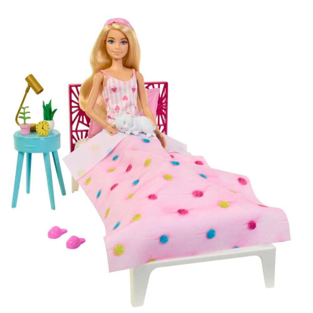 BARBIE PLAYSET DE DORMITORIO C/MUÑECA