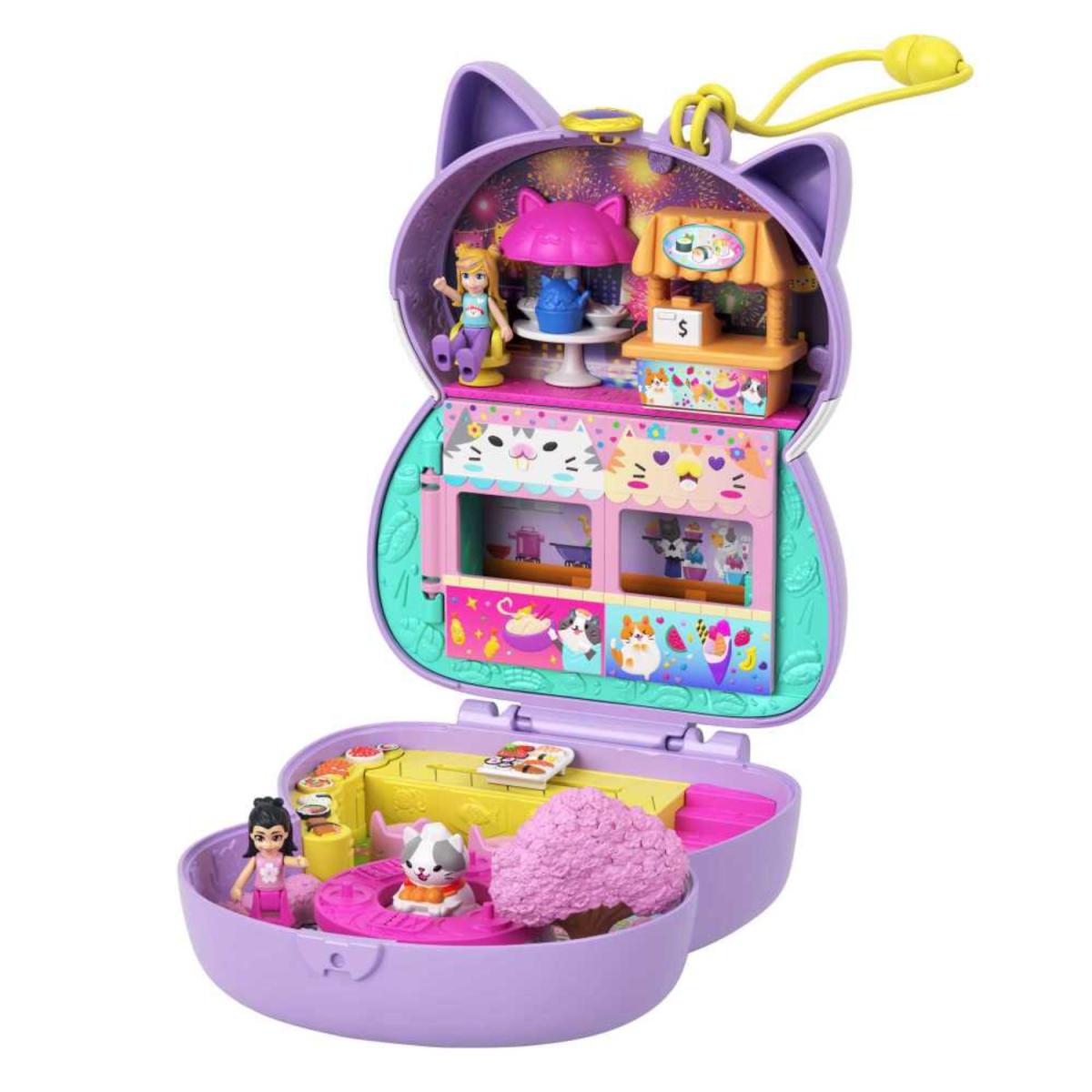 POLLYPOCKET PLAYSET FORM D/GATO 2 MUÑECA