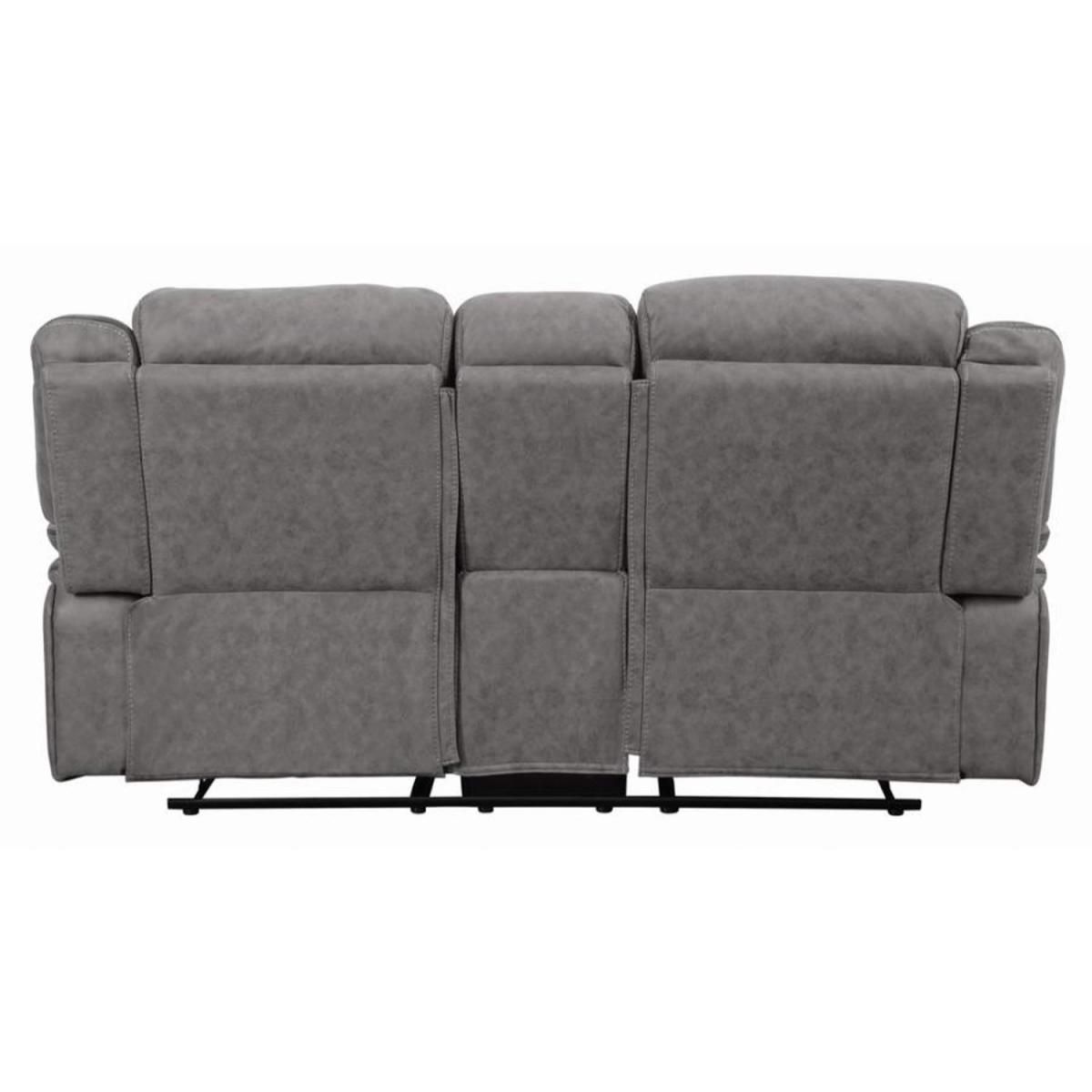 SILLON RECLINABLE HIGGINS 2 PERS. GRIS