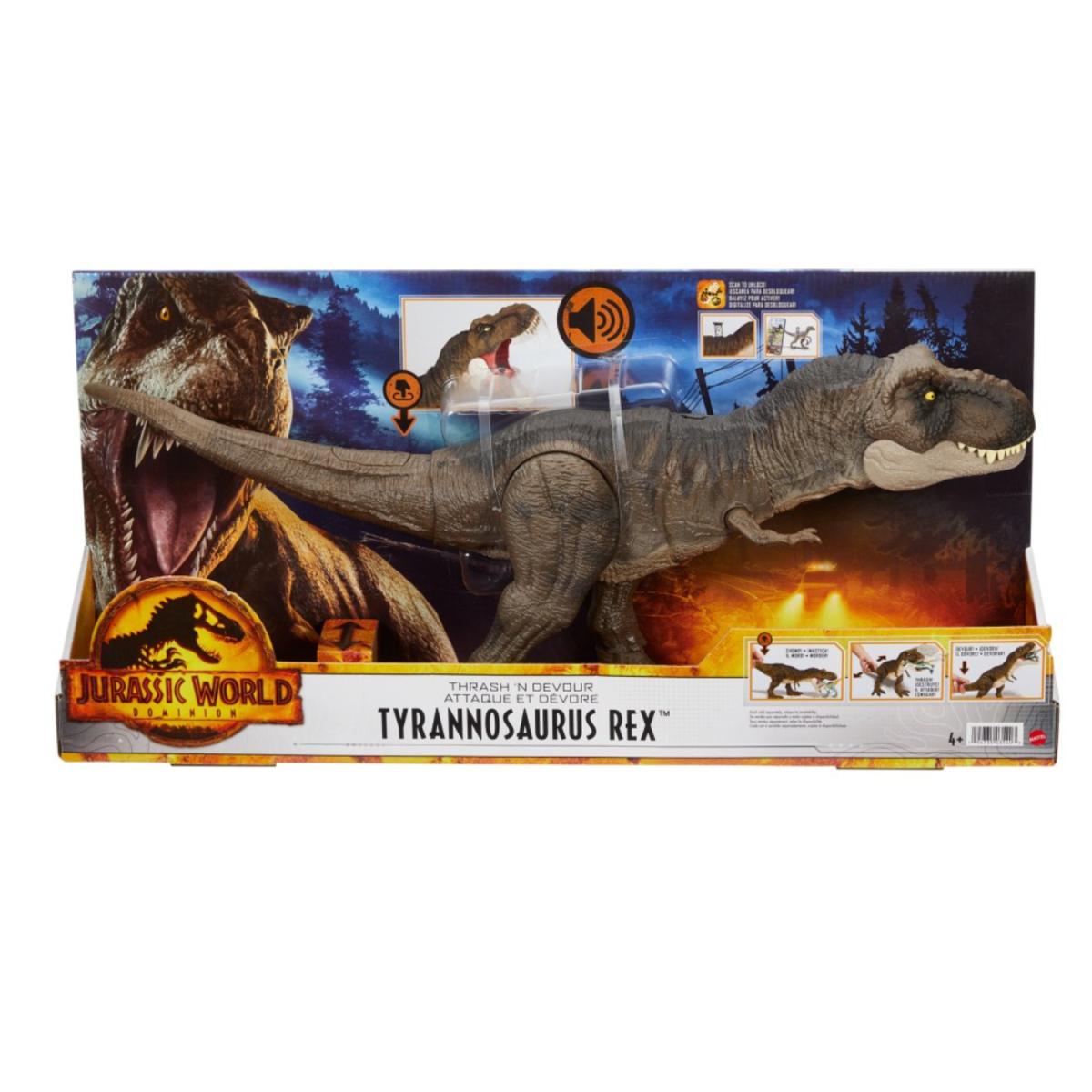 JURASSIC WORLD T-REX GOLPEA Y DEVORA