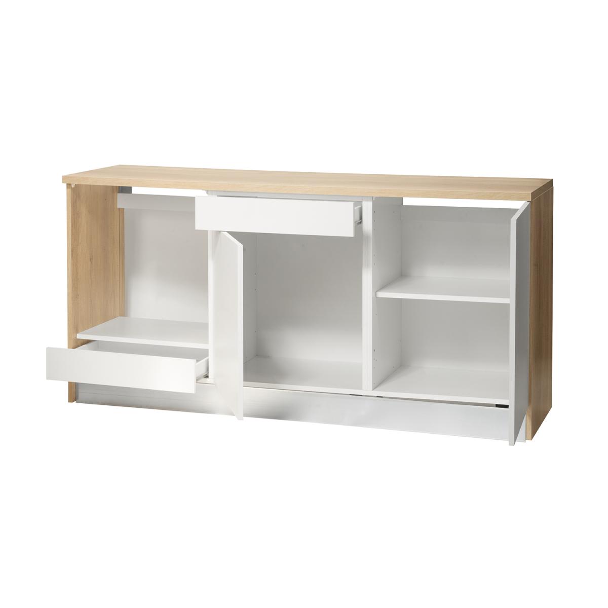 MODULO D/ COCINA BIANCO C/ 2 MUEBLES ALT