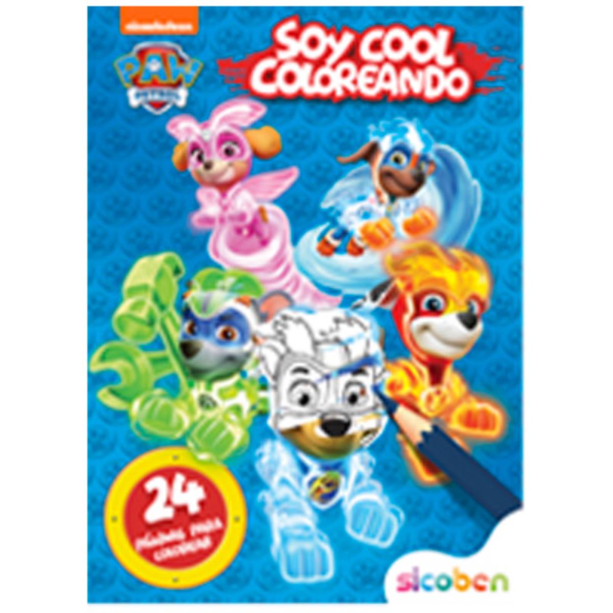 LIBRO SOY COOL COLOREAND PAW PATROL SURT