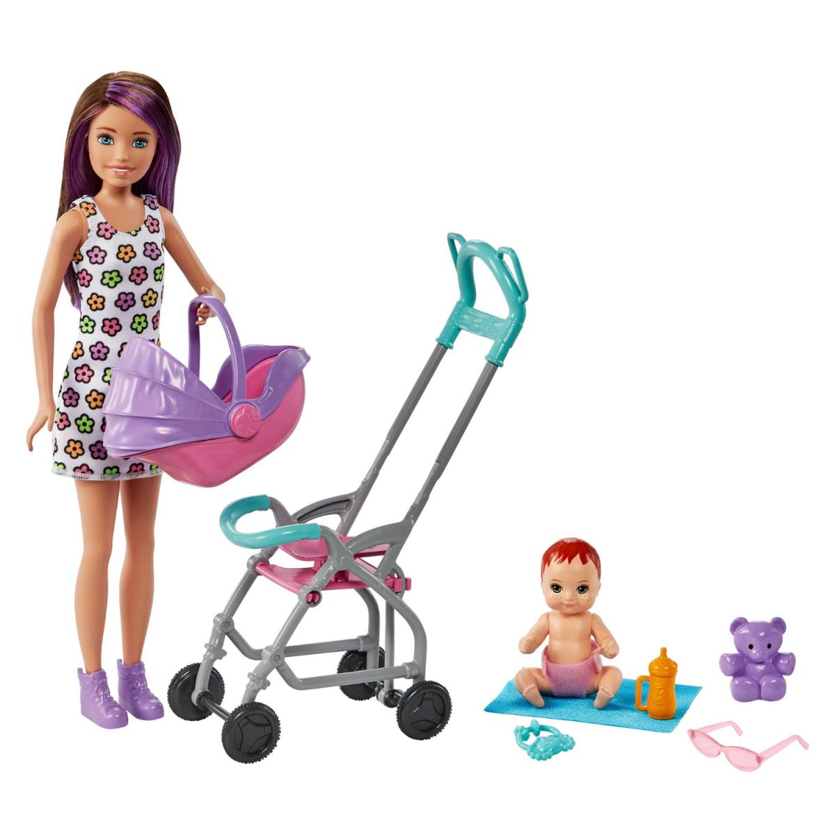 BARBIE PLAYSET SKIPPER C/CARRIOLA