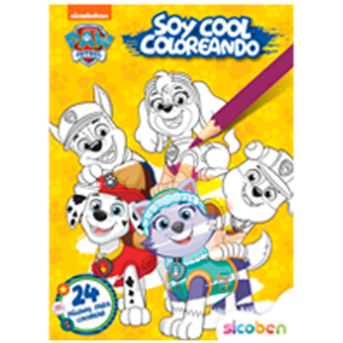 LIBRO SOY COOL COLOREAND PAW PATROL SURT