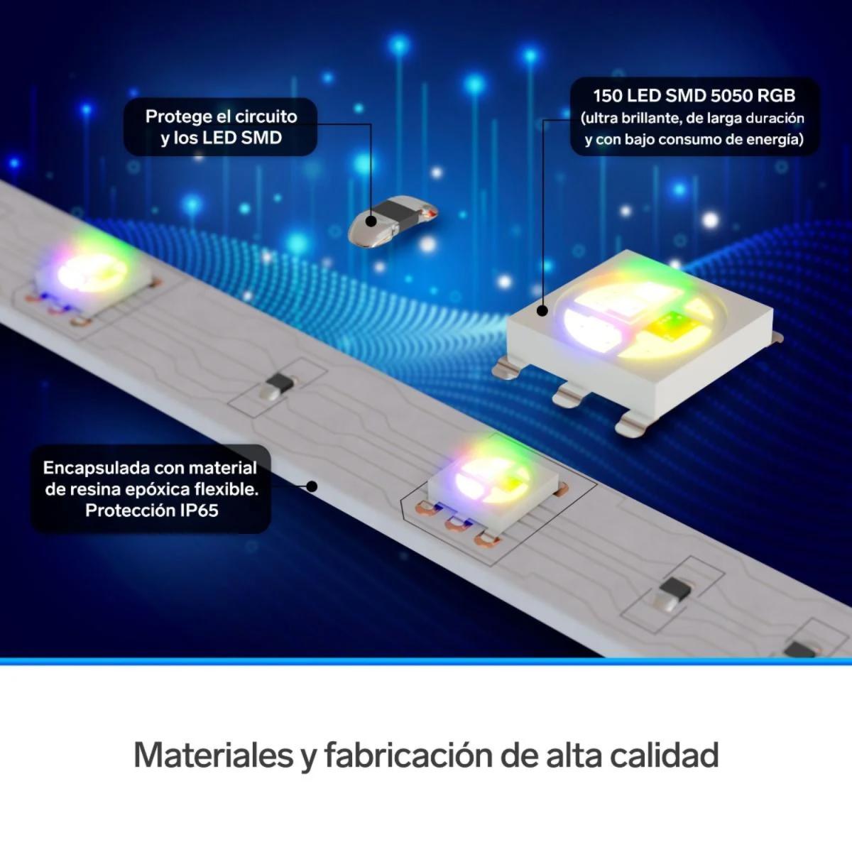 TIRA LED WIFI MULTICOLOR 5M