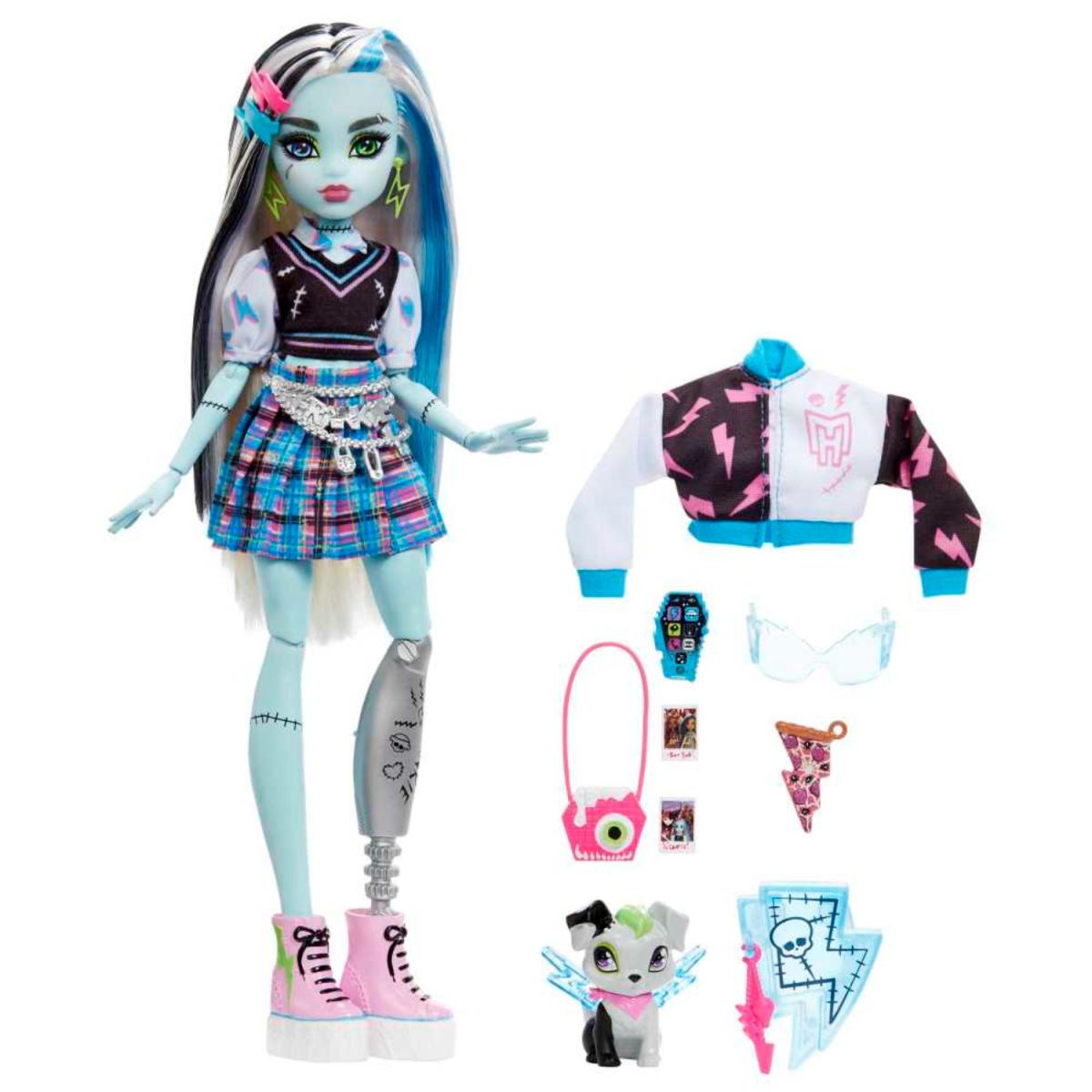 MONSTERHIGH FRANKISTEIN CON MASCOTA