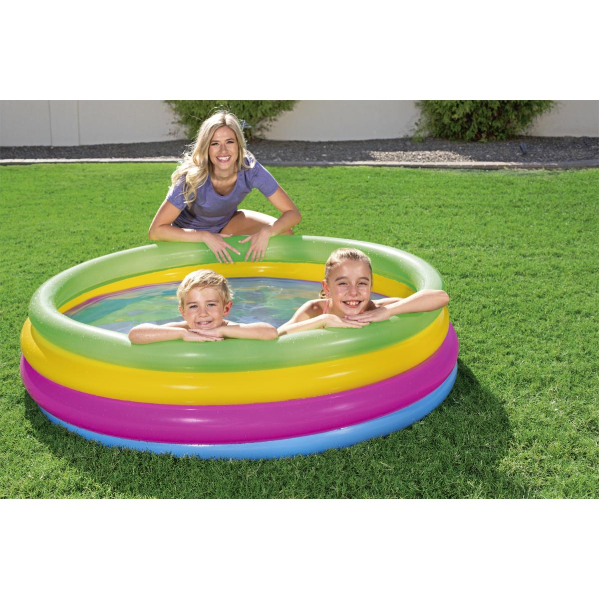 PISCINA INFLABLE 4 RINES 62X18"