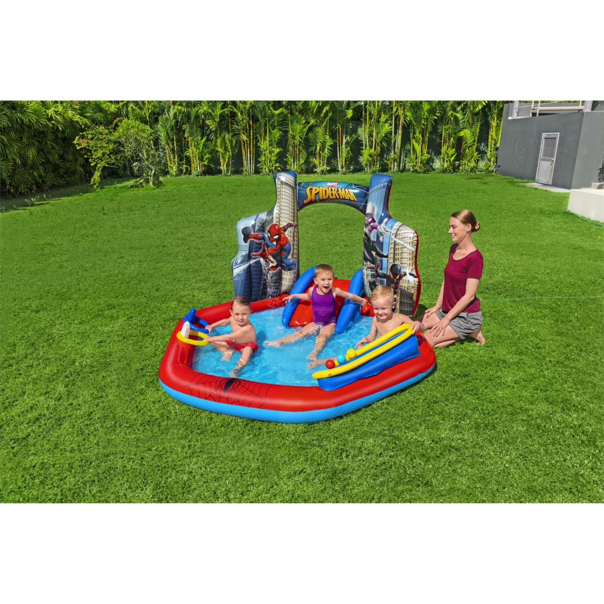 PLAYSET INFLABLE SPIDERMAN 2.11X2.06X1.2