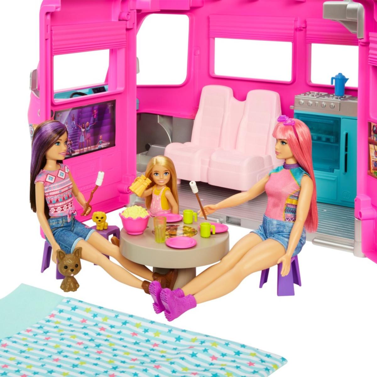 BARBIE PLAYSET DREAMCAMPER VEHICULO