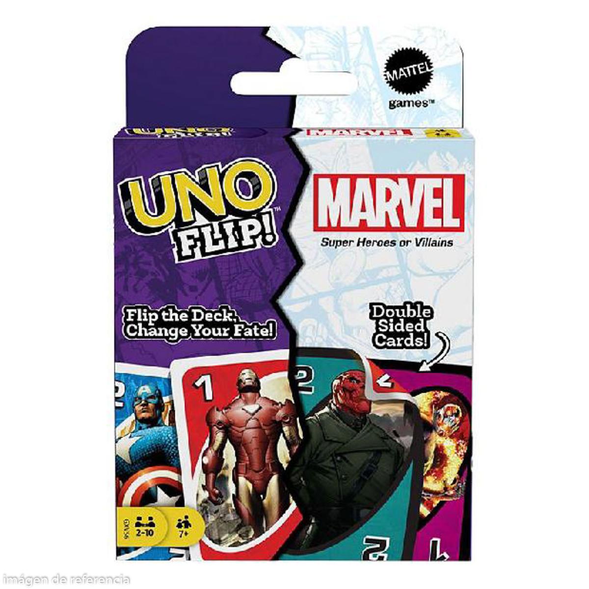 UNO FLIP MARVEL