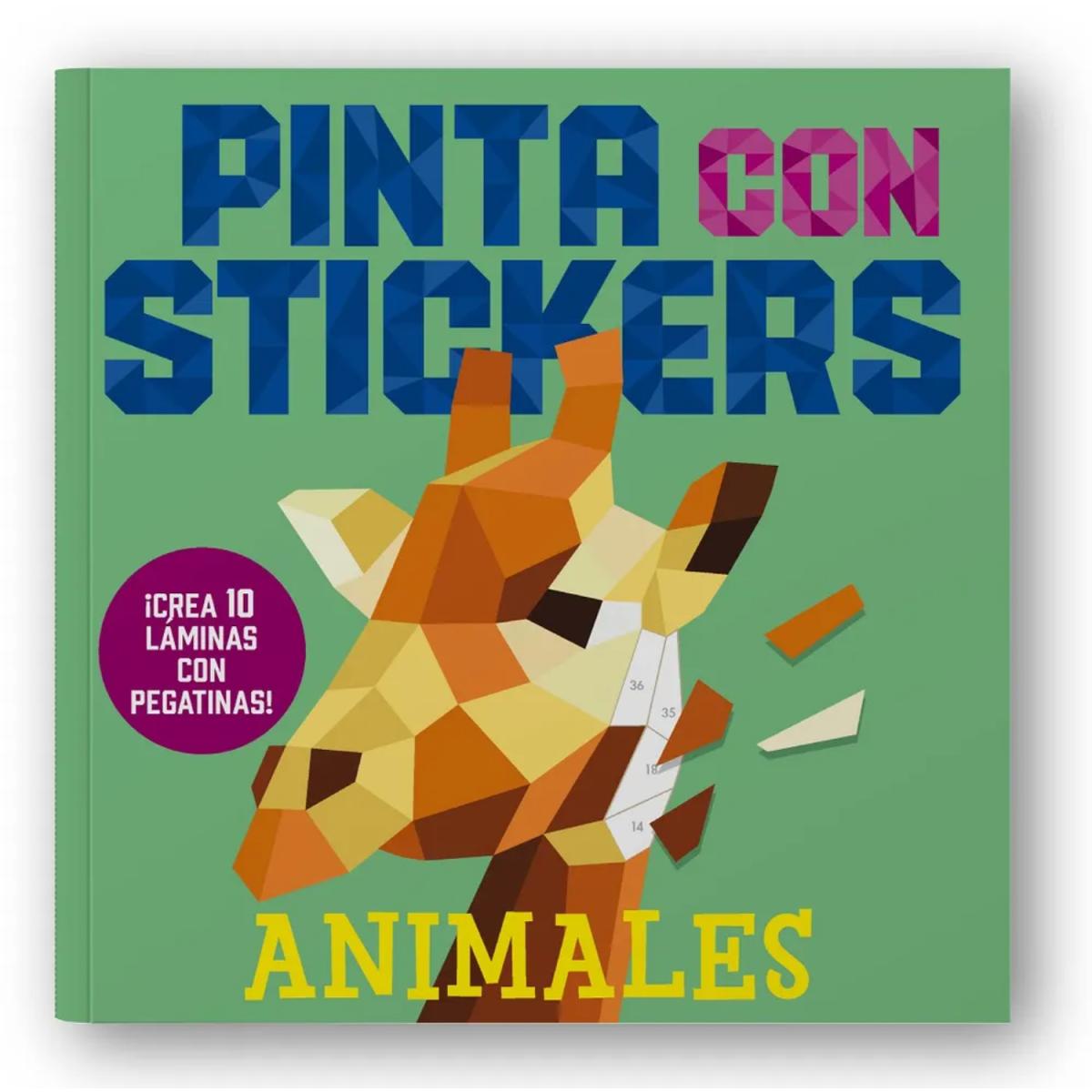 LIBRO COLOREAR ANIMALS C/STICKERS