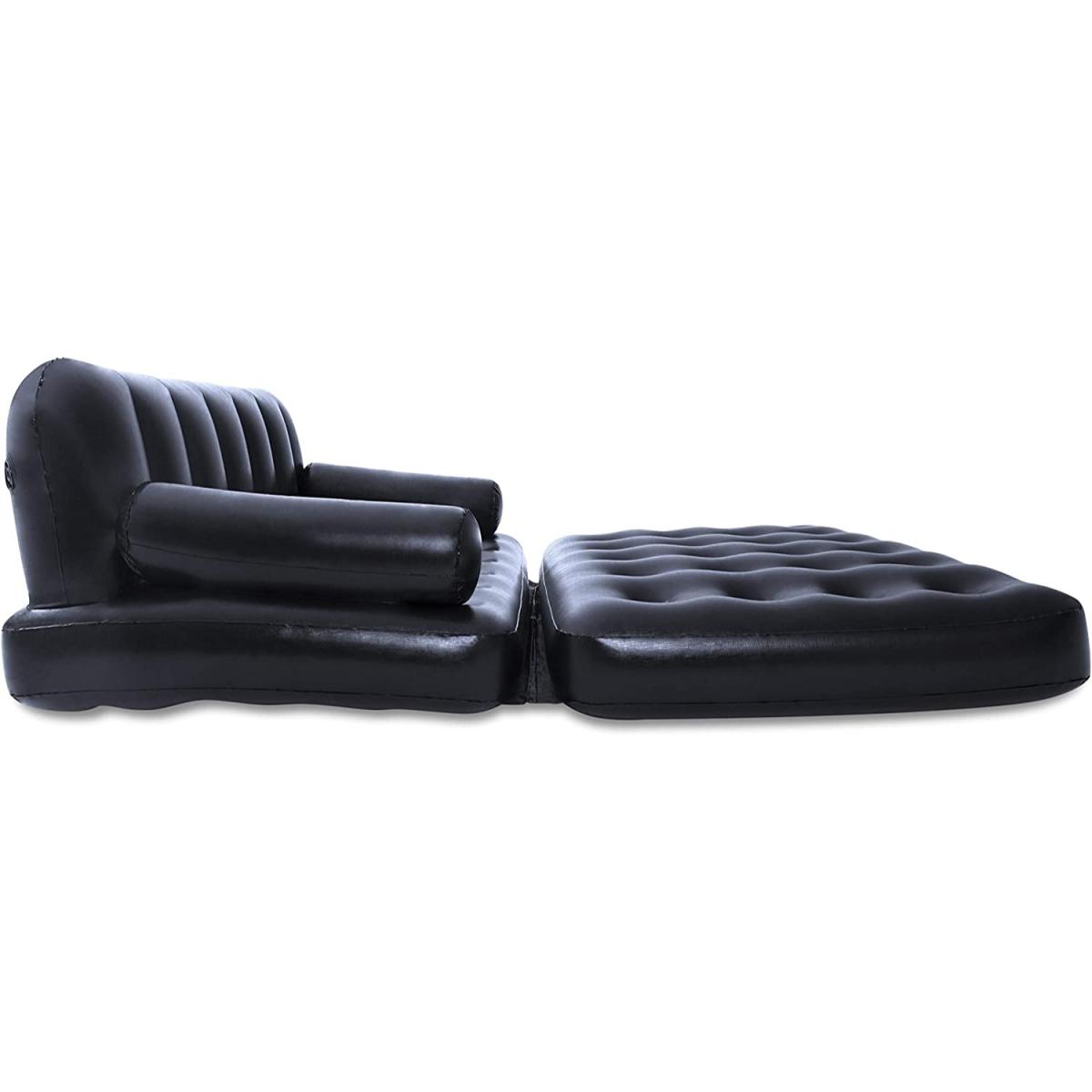 SILLON INFLABLE 2 EN 1 NEGRO