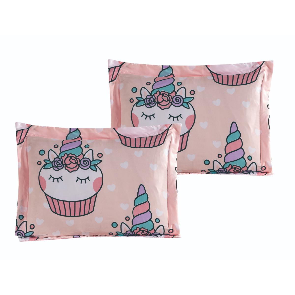 EDREDON 4PCS MATRI. UNICORNIO