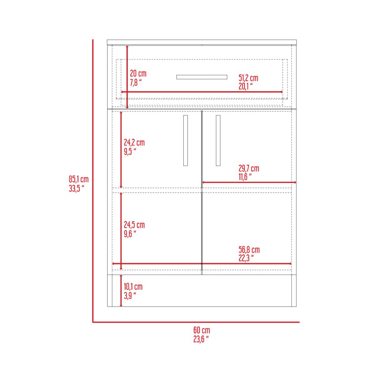 MUEBLE P/ COCINA MAYORCA BL.