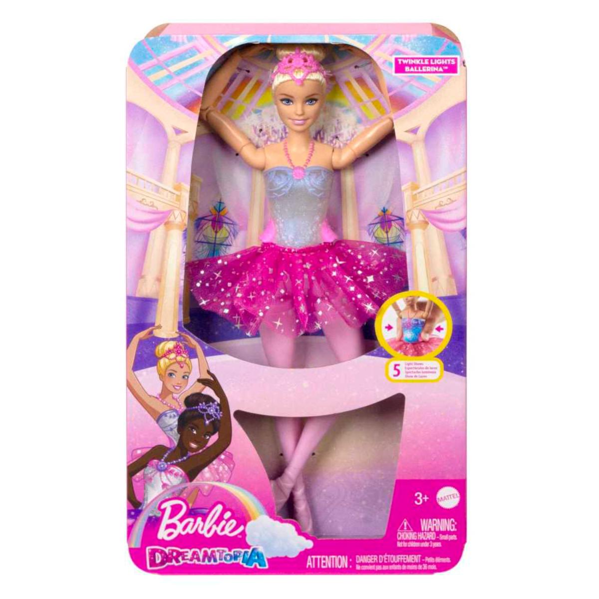 BARBIE MUÑECA BALLERINA MAGICAL LIGHT UP