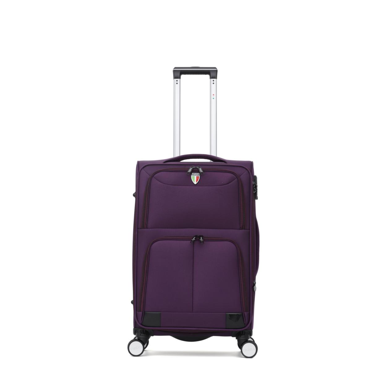 MALETA STRATI 8 RUEDAS 24" MORADO