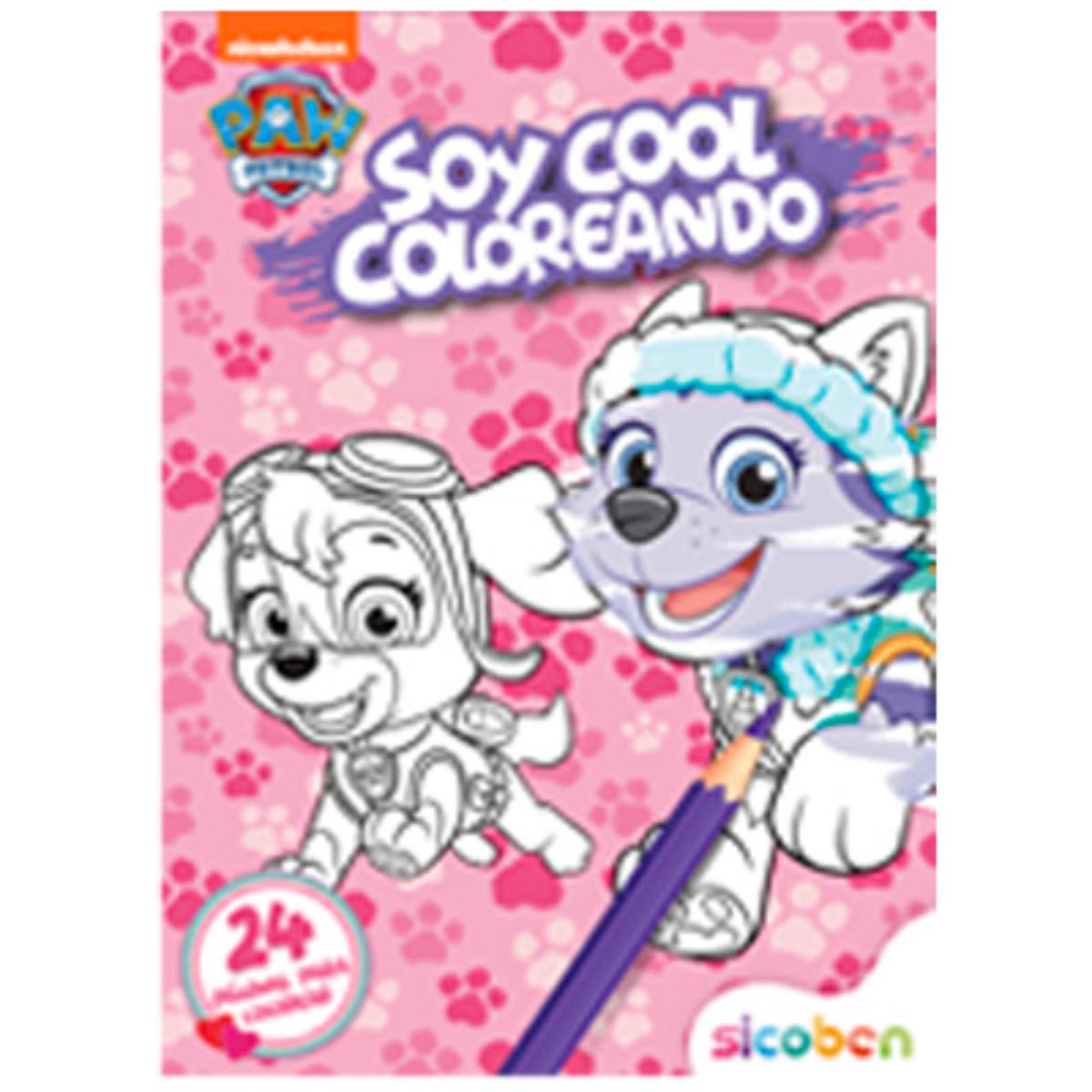 LIBRO SOY COOL COLOREAND PAW PATROL SURT