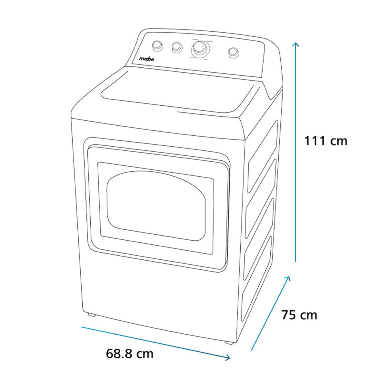 SECADORA PREMIUM 22KG GRIS PERILLA