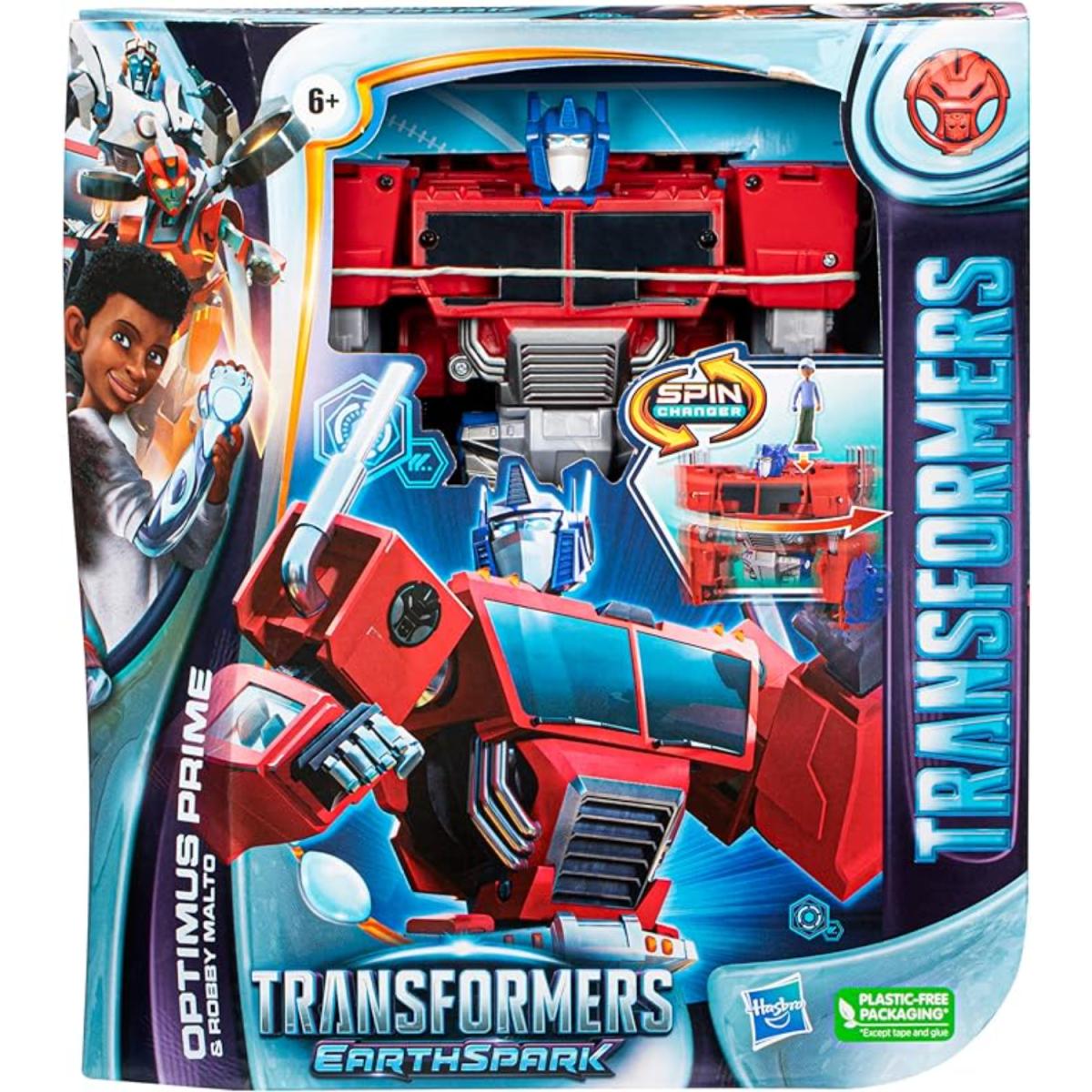 TRANSFORMERS FIGURA SPINCHANGER OPTIMUS