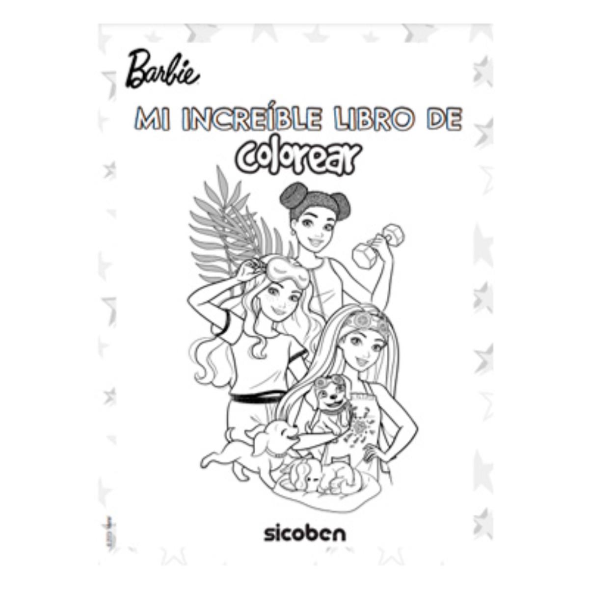 MI INCREIBLE LIBRO DE COLOREAR BARBIE 24