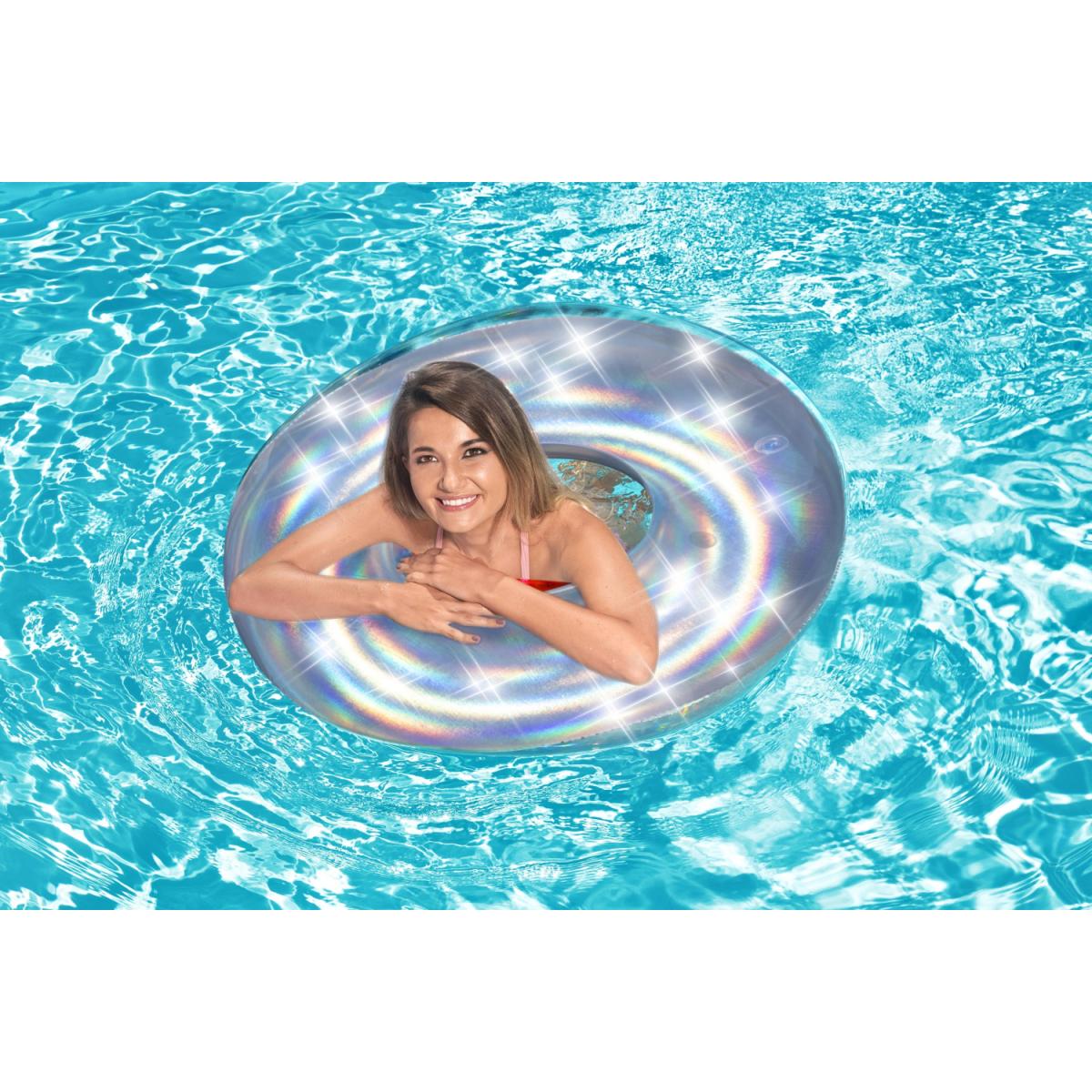 ARO FLOTADOR INFLABLE IRIDISCENT 1.07M