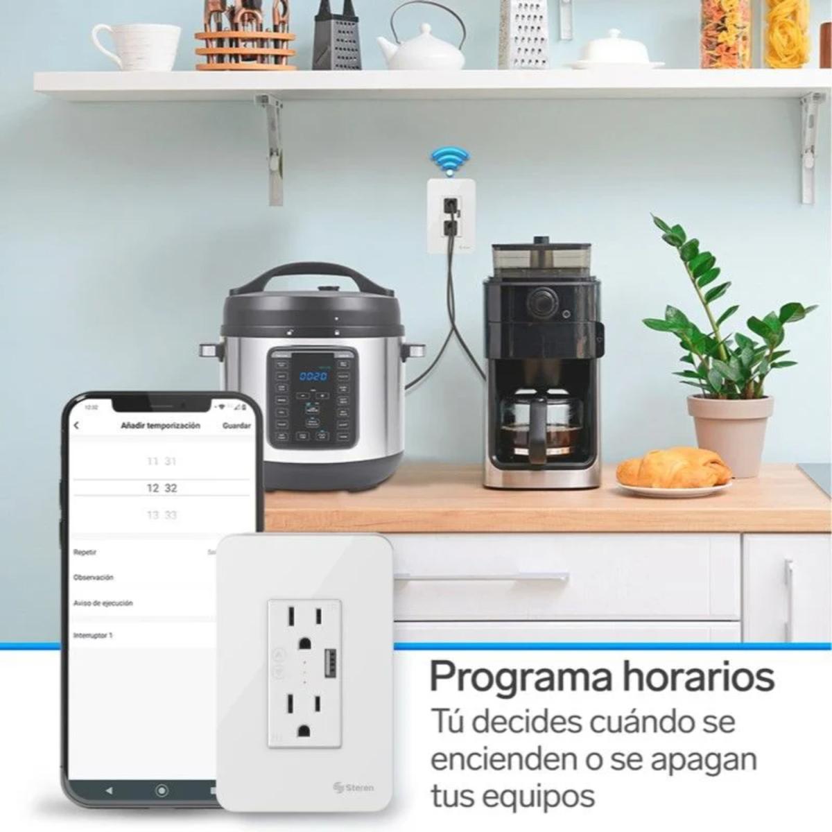 DOBLE CONTACTO WIFI C/CARGADOR USB