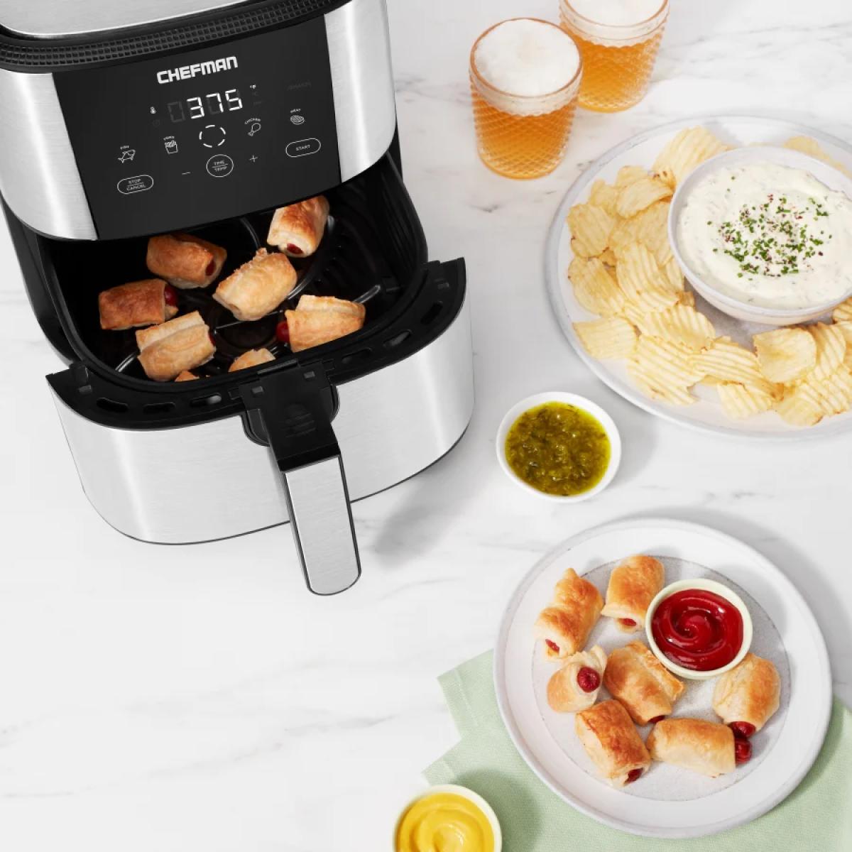 AIR FRYER TURBOFRY ACERO 7.5LT