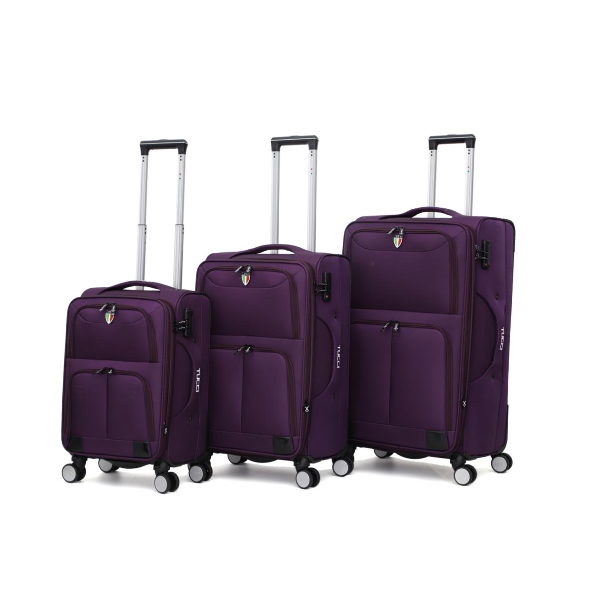 MALETA STRATI 8 RUEDAS 24" MORADO