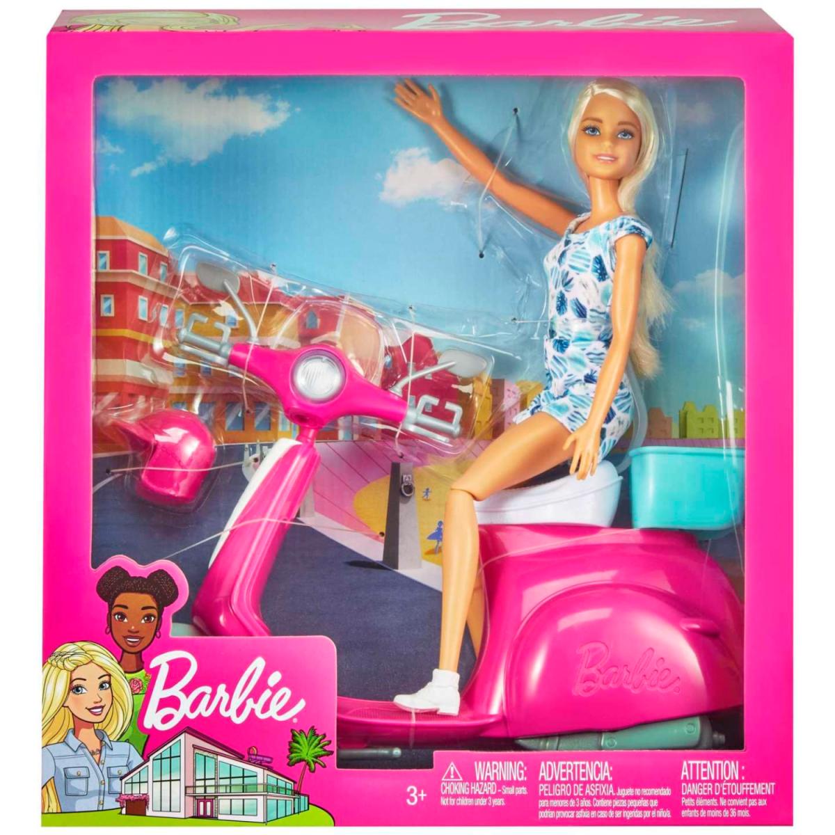 BARBIE MOTONETA C/ACCESORIOS