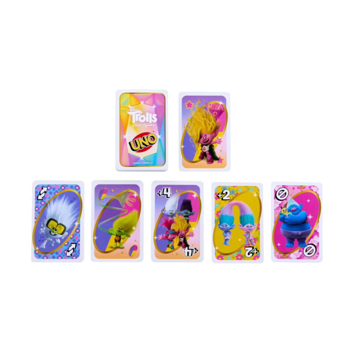 UNO DREAMWORKS TROLLS JUEGO DE MESA