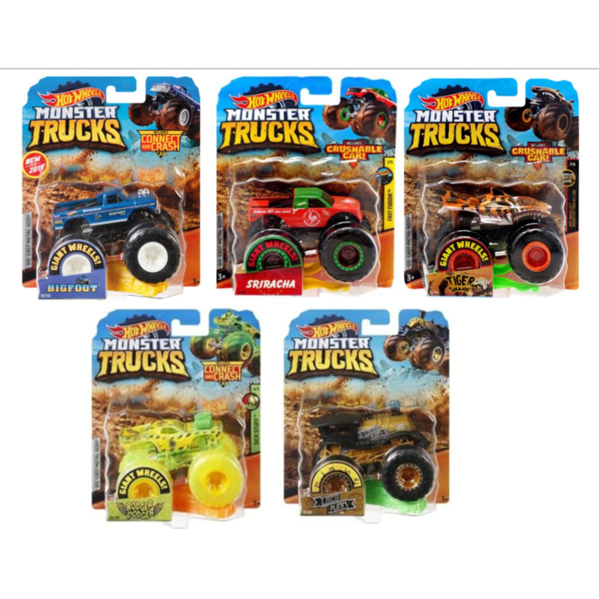 HOT WHEELS MONSTER TRUCKS SURTIDO ESCALA