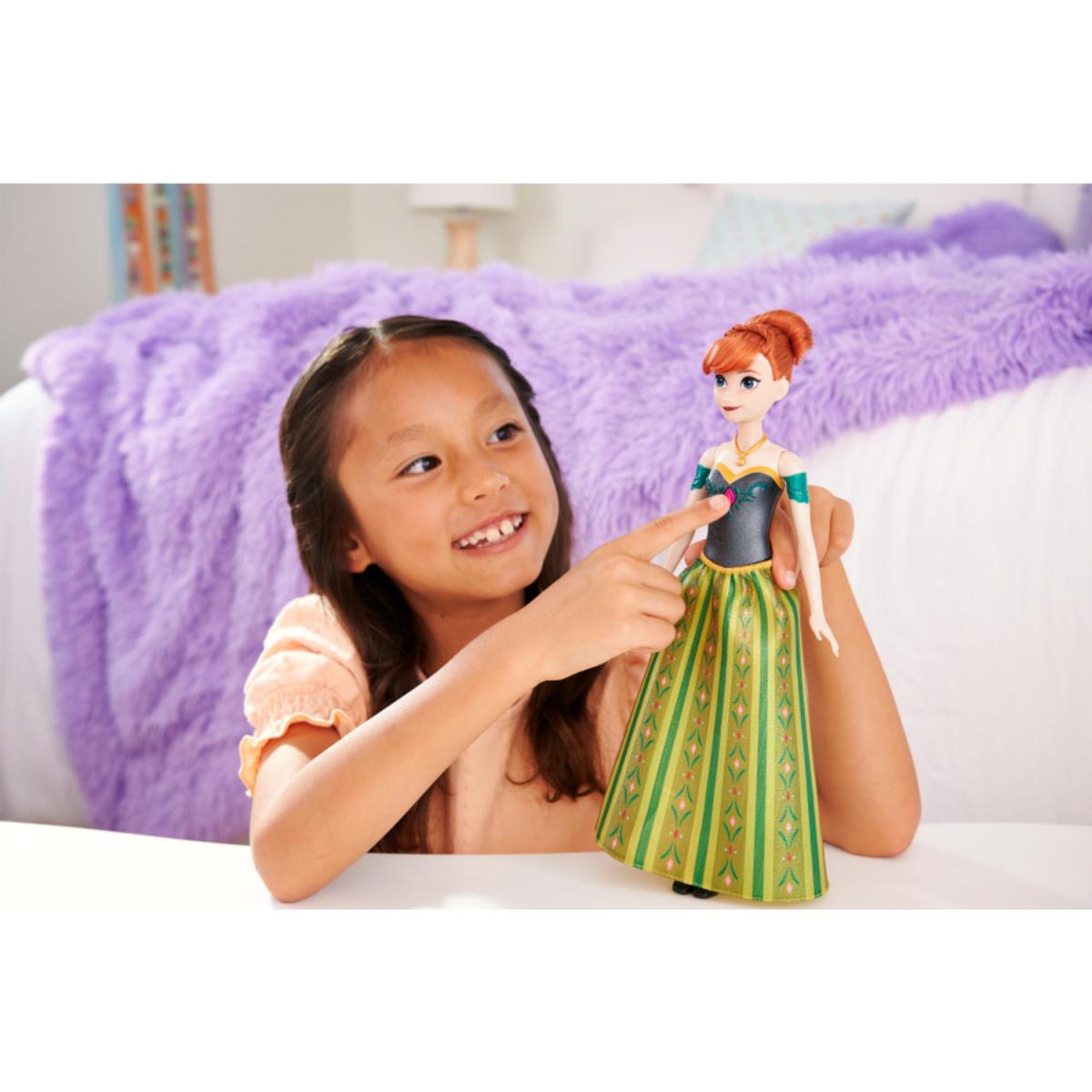 DISNEY PRINCESAS MUÑECA FROZEN ANA MUSIC