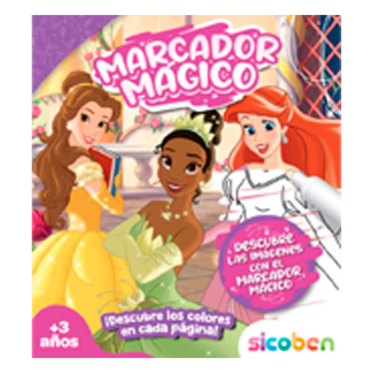 LIBRO C/MARCADOR MAGICO 12 PG DISNEY SUR