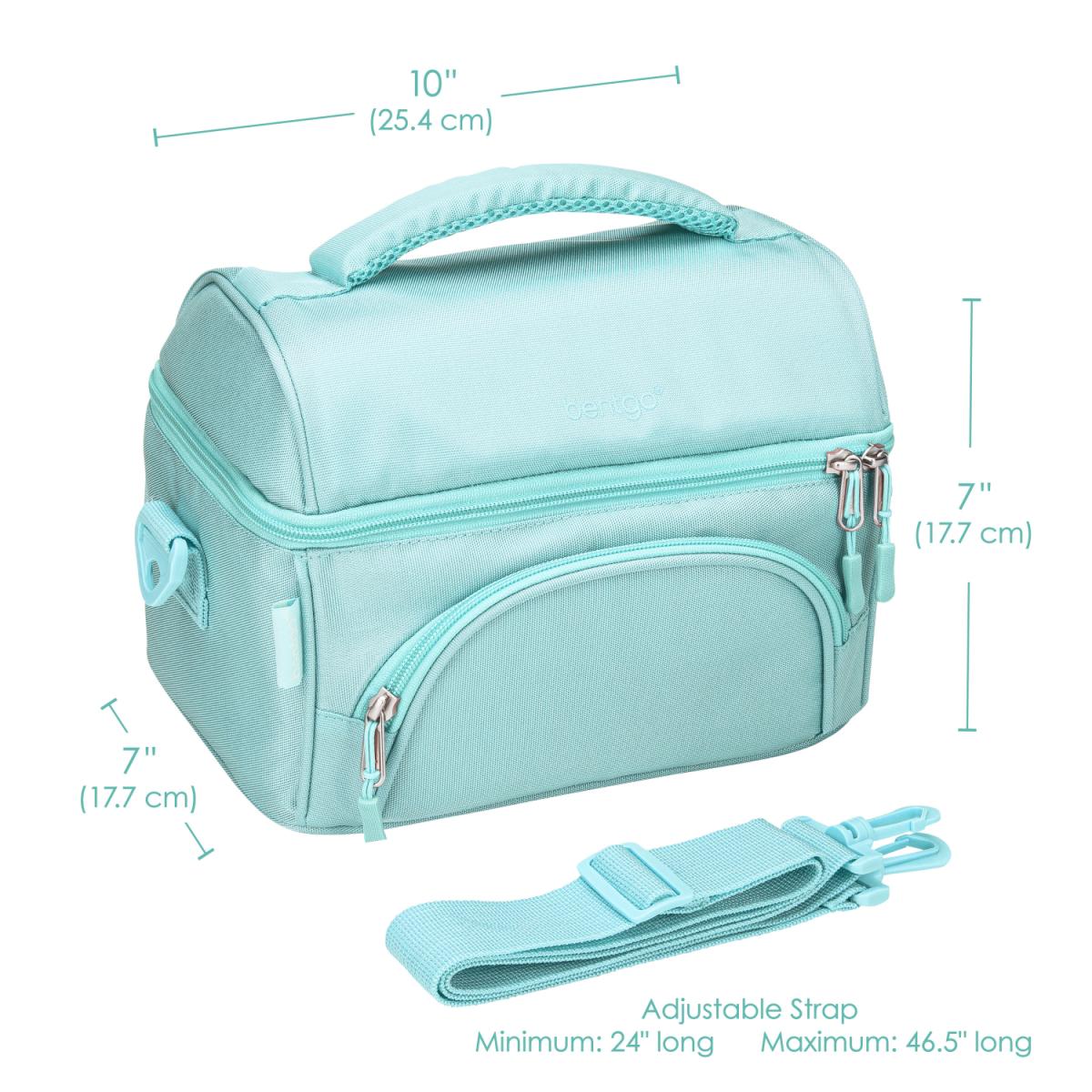 LONCHERA D/TELA DELUXE BTGO. AQUA