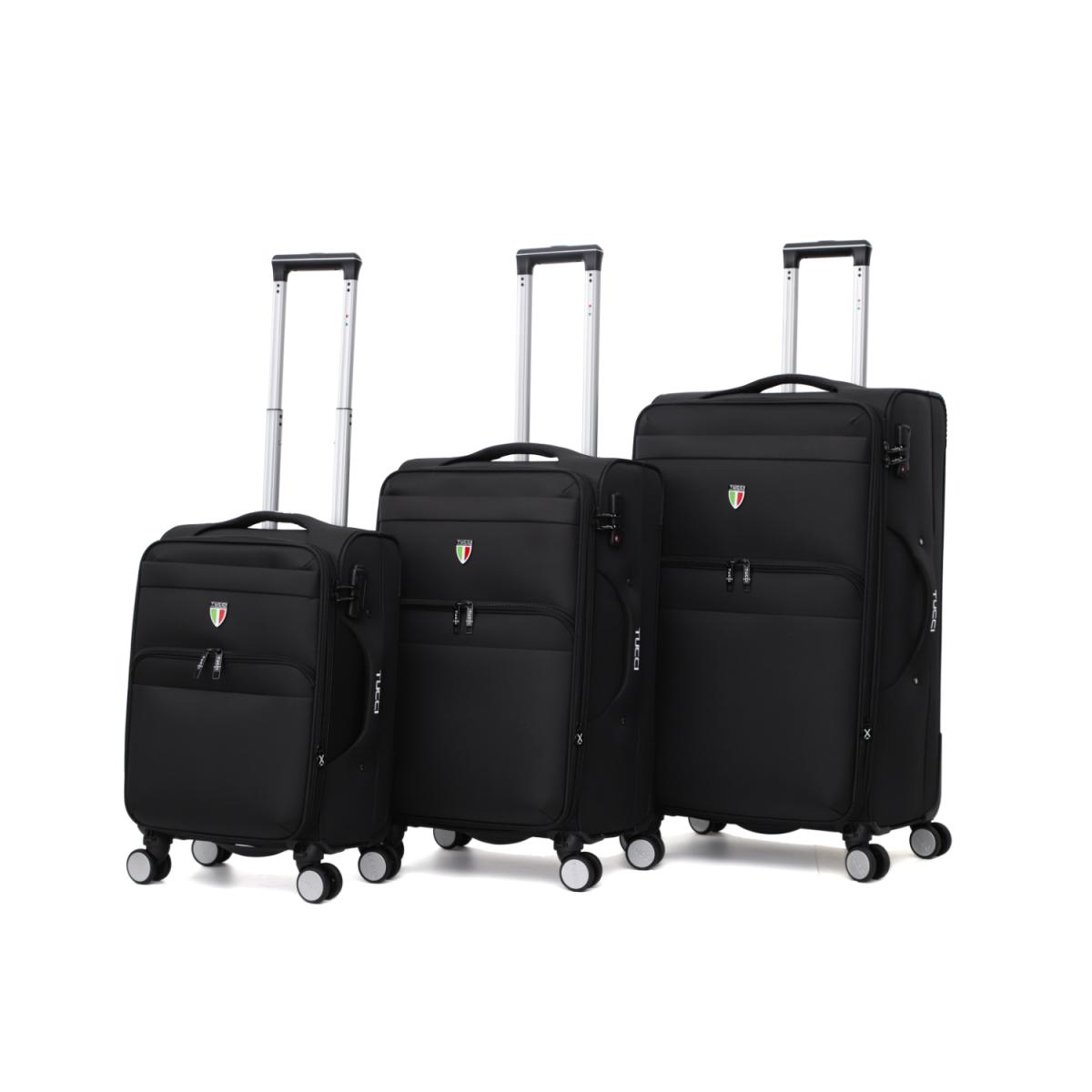 MALETA MENORI 8 RUEDAS 24" NEGRO