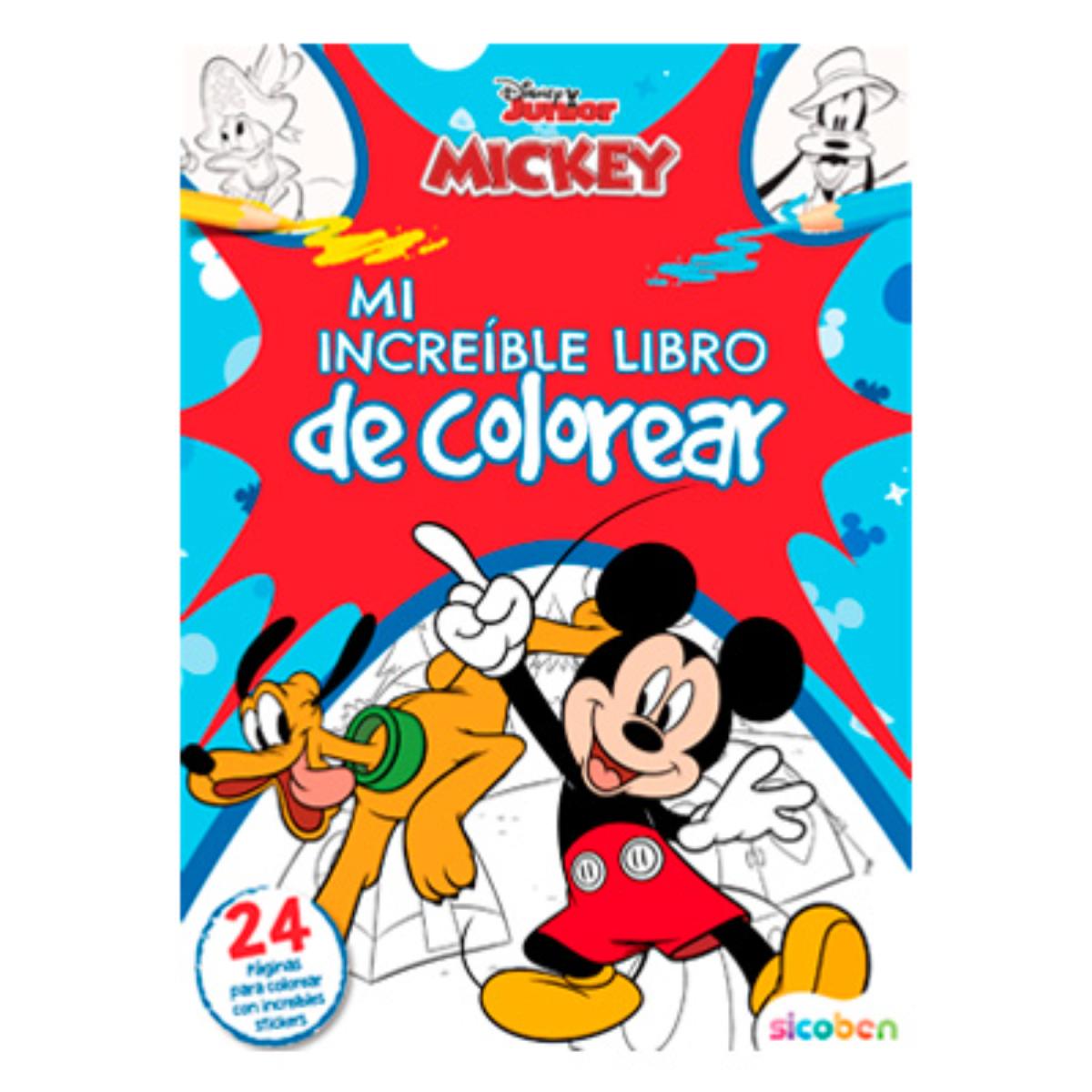 INCREIBLE LIBRO DE COLOR DISNEY 24PG SUR