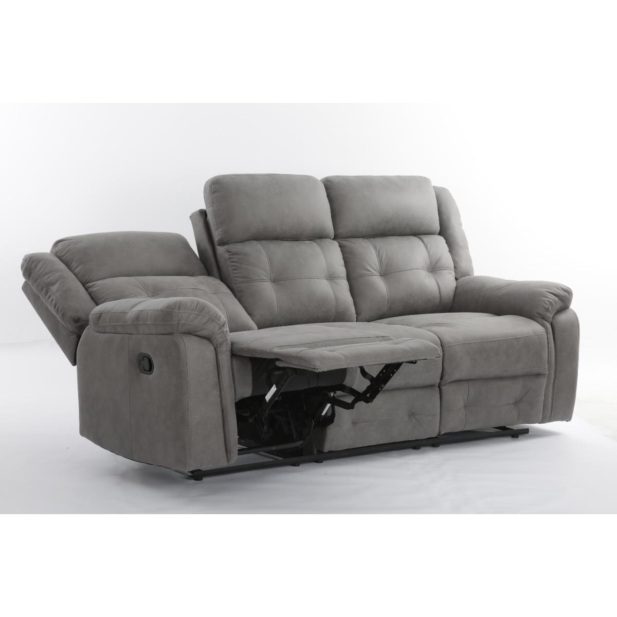 SOFA RECLINABLE 3PER. NOVA GR.