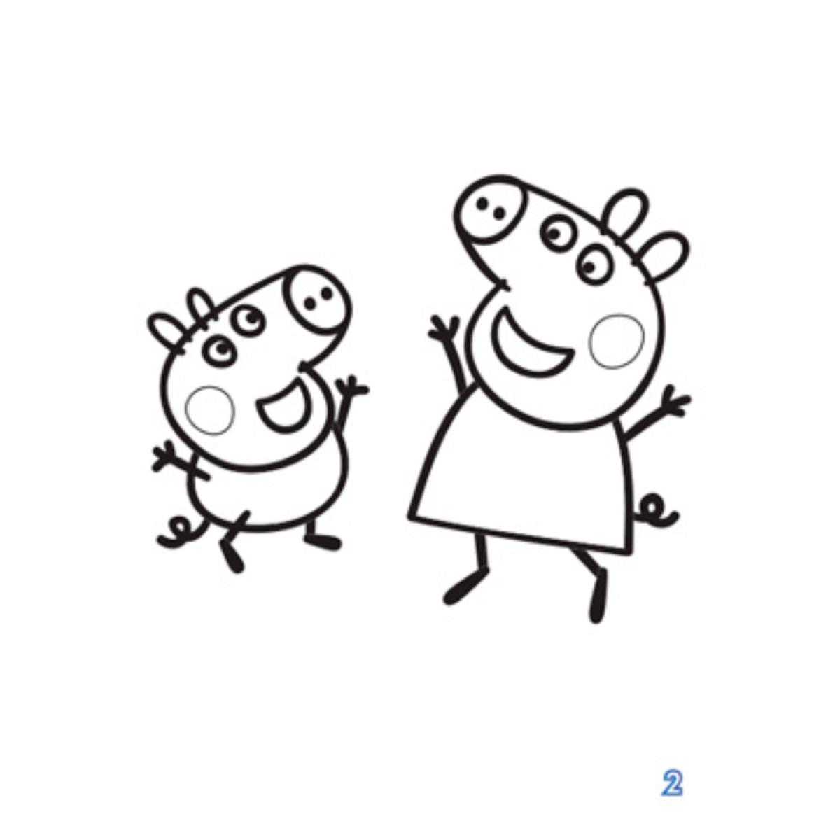 LIBRO VISTO Y COLOREO PEPPA PIG 16 PG/ST